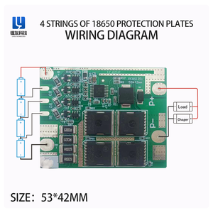 4S 18A 35A 14.8V BMS LiFePO4 pcba Sản phẩm được sử dụng cho 4-Series pin lithium ban bảo vệ trong sản phẩm điện tử - Product Image 4