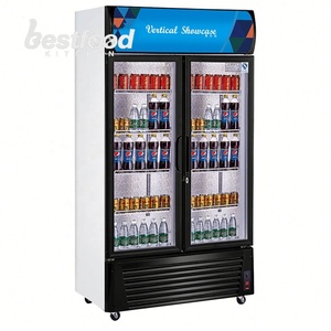 Réfrigérateur Vitrine Commerciale à Porte Vitrée, Monotempérature, à Refroidissement Direct et Compatibilité Multi-Voltage - Product Image 2