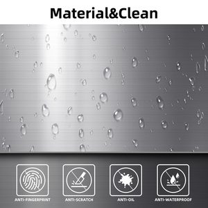 Pattumiera da Cucina Automatica GeradiVoxa con Sensore di Movimento, 8 Galloni, in Acciaio Inossidabile Opaco, Chiusura Silenziosa - Product Image 5