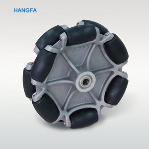 Roda Mecanum <span class=keywords><strong>Omni</strong></span>-direcional de Poliuretano de 203mm 8 Polegadas para AGV, Atacado - Product Image 1