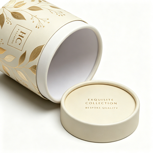 Luxury Eco-friendly Rigid Cardboard Round Tube <b>Box</b> for Premium Tea Matcha Loose Leaf Packaging Custom Logo Wholesale - Product Image 5