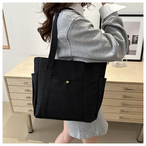 Offre Spéciale multifonctionnel Premium mode réutilisable toile décontracté pochette épaule femmes sac fourre-tout. Z0133 - Product Image 5