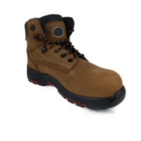 Chaussures de sécurité pour hommes sans métal en cuir de vachette, chaussures de travail de protection ESD pour hommes