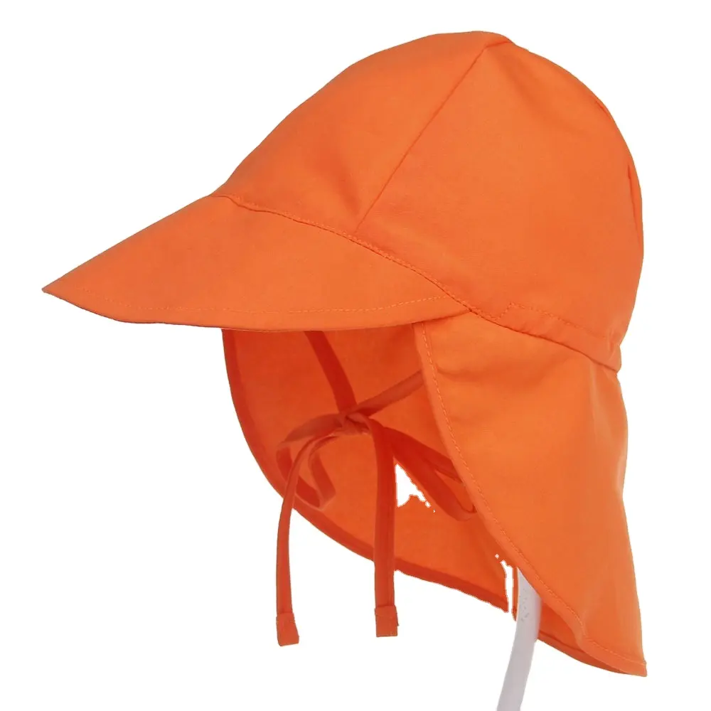Custom upf del bambino Della Benna del sole proteggere cappello collo proteggere cappello