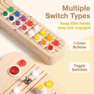 Maracas in Legno per Bambini con <span class=keywords><strong>Spartito</strong></span> Musicale, Strumenti Musicali in Legno Non Tossici per Bambini - Product Image 4