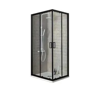 黑色框架定制尺寸法国淋浴间S2901