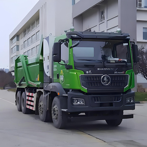 Camion benne électrique d'occasion Shaanxi Automobile Weichai 8x4 avec batterie au lithium, conduite à gauche, très demandé en Australie, au Canada, en Suède et au Luxembourg - Product Image 4