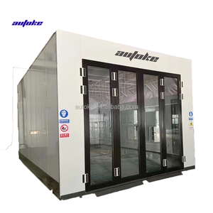 ตู้พ่นสีรถยนต์คุณภาพสูง AUTOKE <span class=keywords><strong>ATK</strong></span>-001 รับประกัน 1 ปี ได้รับการรับรองมาตรฐาน CE ระบบทำความร้อนด้วยไฟฟ้า ฉนวนกันความร้อนแบบ Rock Wool ไฟ LED ประหยัดพลังงาน - Product Image 6