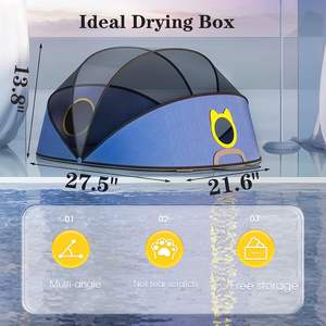 Factory <b>Dog</b> Cat Hair Drying Box <b>Foldable</b> Cat House Pet Dry Room for <b>Dog</b> Portable Pet Drying Box <b>Crate</b> Cage <b>Dog</b> Drying Box - Product Image 5