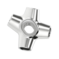 Usinage CNC 5 axes de haute précision pour la micro-usinage et le tournage d'acier inoxydable, de métal et d'aluminium, modèle 3D