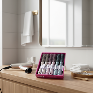 MNJ Hair Brush Set 12Pcs Round Bristle For Styling And Blow Drying - Product Image 2