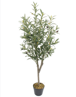 Arbre d'olivier artificiel réaliste de 1,80 m de haut avec fruits, pot et panier, plante d'olivier artificielle pour décoration intérieure, salon, OEM