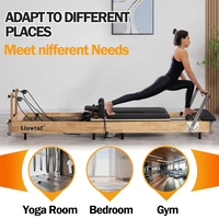Chaise Wunda Pilates à longueur réglable avec baril d'escalade Pilates intégré