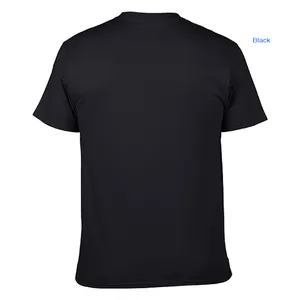 US/EuサイズのカスタムロゴDTGプリント厚手のコットンTシャツ