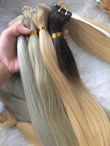 ผมต่อแท้บราซิลแบบเวอร์จิ้นสีบลอนด์ 613 แบบเวฟตรง คิวติเคิลเรียงเส้น ดับเบิ้ลเวฟท์ ผมเรมี่เวียดนาม ขายส่ง - Product Image 6