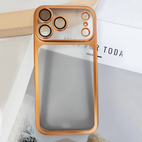 Nueva Funda Moderna Antirrayaduras Mate Translúcida de PC a Prueba de Golpes para iPhone 16 17 Pro Max, Estilo Ejecutivo