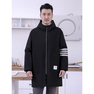 Delantales de Cocina Personalizados de Tela Impermeable, Delantal de Cocina con Cuello para Hombre, Delantales de Cocina Negros <span class=keywords><strong>Mexicanos</strong></span> para Restaurante - Product Image 5