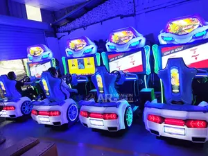 Simulador de jogos de corrida de carros operado por moedas, simulador de jogos de arcade, máquina de condução para venda