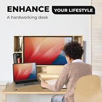Wandmontierter Klapptisch aus Holz und Klappbarer Computertisch für das Home Office