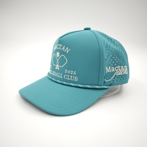 Casquette de baseball 5 panneaux personnalisée en gros pour la course et le golf, avec impression par sublimation, découpe laser, logo brodé et motif léopard - Product Image 3