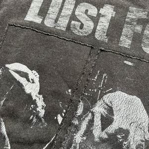 T-shirt Homme MC BUILD Coupe Classique en Coton Premium Épais Effet Vieilli et Usé avec Imprimé Vintage et Effet Patch - Product Image 4