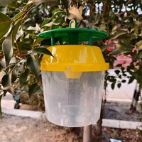 Piège en plastique en gros pour insectes, fonctionnant avec un leurre phéromonal, attrape-mites durable en forme d'entonnoir, indispensable pour les fermes et vergers