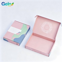 Boîte d'emballage en carton ondulé blanc à prix d'usine pour vêtements, cadeaux, envois express, boîte pliante en carton blanc
