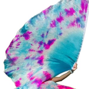 Drapeaux de louange prophétique, voiles en soie et rubans pour la danse de louange et le culte, pour femmes et jeunes <span class=keywords><strong>filles</strong></span>, tenues de performance pour le ministère - Product Image 2