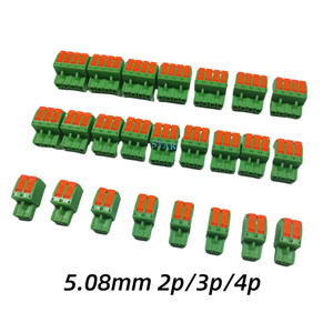 5.08 मिमी बट टर्मिनल तेजी से जारी लीवर लॉक नट कनेक्टर प्रकार वायर कनेक्टर 2 3 4 तरीके - Product Image 1