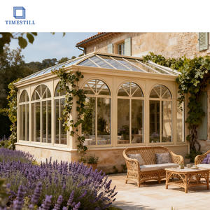 ชุดสวนฤดูหนาวแบบทำมือห้องกระจกโมดูลาร์ติดตั้งง่ายพร้อมกรอบอลูมิเนียมที่ทนทาน - Product Image 6