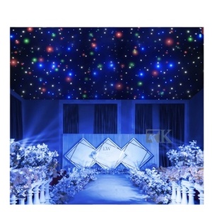 Soportes de fondo de banquete de hotel con kits de tubería Iluminación Cortinas de estrellas - Product Image 1