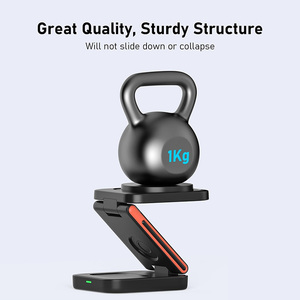 Top Ranking ajustable 2W 3W 10W 15W 3 en 1 soporte de <span class=keywords><strong>carga</strong></span> inalámbrico para <span class=keywords><strong>iPhone</strong></span>, iwatch y airpods - Product Image 3
