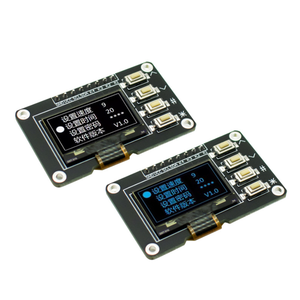 Module d'affichage OLED I2C de 0,96 pouce, carte pilote SSD1315 128x64 avec clavier à 4 touches pour contrôle DIY Arduino - Product Image 1