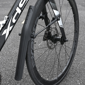 Parafango Anteriore/Posteriore per Bici da Strada, Sgancio Rapido, Resistente e Leggero, Parafanghi per <span class=keywords><strong>BMX</strong></span> e Bici da Strada con Luce Posteriore - Product Image 3