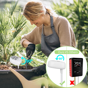 Usine en gros nouveau produit quatre en un testeur de sol numérique affichage LCD culture de plantes horticoles surveillance du sol - Product Image 3