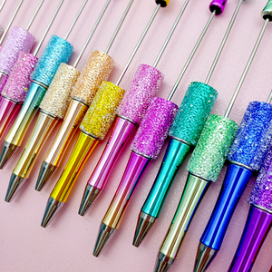 B7031 regali popolari placcati UV luccicante in vetro di zucchero gradiente aggiungere perline penna per perline scintillare penna Beadable decorata <span class=keywords><strong>a</strong></span> <span class=keywords><strong>mano</strong></span> - Product Image 1