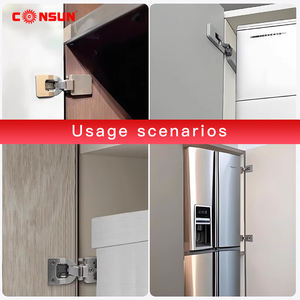 كونسون لينة قريبة المطبخ 4d مفصلات قابلة للتعديل محور رقيقة جدا أخفى الهيدروليكية لينة إغلاق باب خزانة المفصلي - Product Image 4