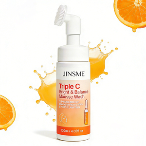 Crema Limpiadora Facial con Vitamina C y Niacinamida OEM/ODM, 120 ml, Suave, Antioxidante, Exfoliante, Hidratante, para Uso Diario - Product Image 2