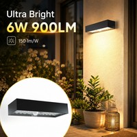 Lampe solaire murale extérieure pour jardin et terrasse, étanche, avec détecteur de mouvement - Luz Solar Pared Sensor Movimiento Garantia 3 Anos