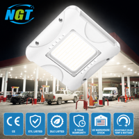 Éclairage LED pour auvent de station-service IP65, 150W, SMD LED encastré, lampes pour station-service, éclairage LED sous auvent