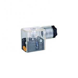 Connecteur de solénoïde hydraulique universel 24V 12V DC avec LED, compatible DC 24V AC 220V - Product Image 3