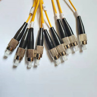 Répartiteur PLC à fibre optique FTTH de type cassette ABS, 4 ports FC/APC/UPC, longueur d'onde 1535-1565 nm, certifié CE RoHS FCC