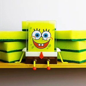 Éponge <span class=keywords><strong>bob</strong></span> dessin animé mignon vaisselle porte-éponge mural asphalte support créatif cuisine fournitures - Product Image 3