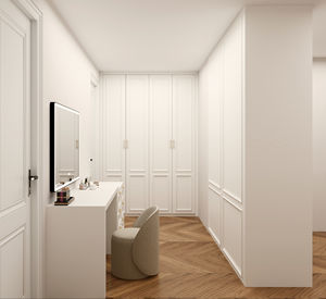 Ensemble de meubles de chambre à coucher moderne 2025, armoire sur mesure, dressing, vestiaire avec commode - Product Image 1