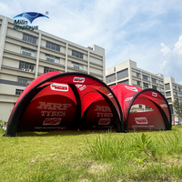 Dômes gonflables personnalisés avec logo, imperméables, 20 pieds, tentes pour événements, sports motorisés, gazebo, tente de réception 6x6 m, tente de course, publicité, pompe électrique