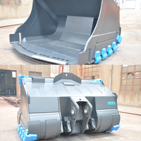 Bucket Excavator Tugas Berat untuk Penggalian, Bucket Tambang Tahan Aus untuk Aksesoris Excavator Besar