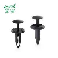Fabricant de fixations automobiles Xian Shun, rivets à poussée personnalisés, clips de voiture en plastique