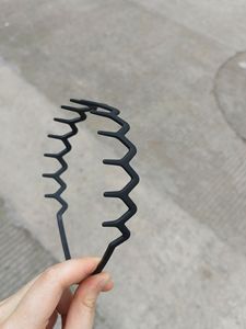 Bandeaux à cheveux en <span class=keywords><strong>zigzag</strong></span> tendance avec peigne à dents, cerceaux à cheveux en plastique, accessoires pour cheveux pour filles et femmes, bandeau à dents antidérapant - Product Image 5