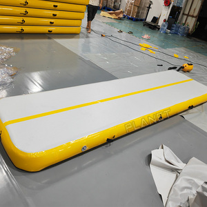 6เมตร,10เมตรราคาถูกยิมเสื่อเกลือกกลิ้งติดตามพองลมยิมติดตามสำหรับยิมนาสติก - Product Image 5