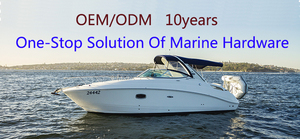 Acier inoxydable de qualité marine 316 pièces d'accessoires nouveau taquet de bateau ancre borne charnière Bimini capuchon supérieur crochet taquet ancre borne - Product Image 5